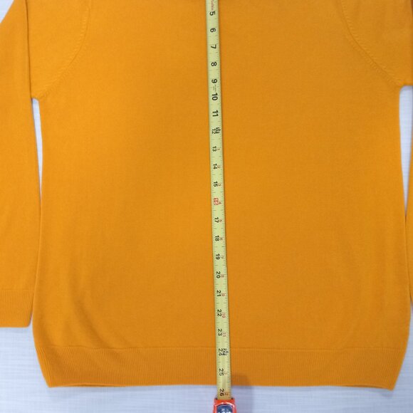 Fig Women's Sweater Long Sleeve Pullover Knit Mustard Size XL - Picture 3 of 7